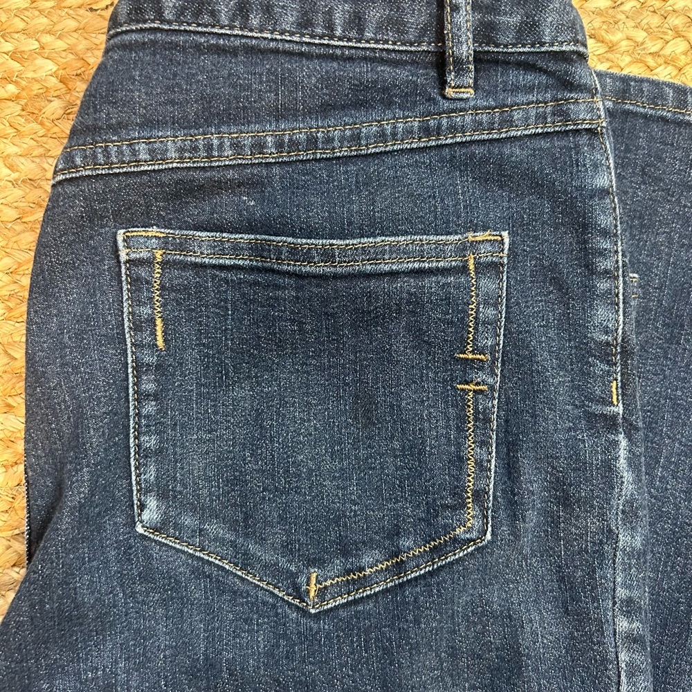 J. Jill Authentic Fit Jeans Below Waist Flare Size 10 Tall
